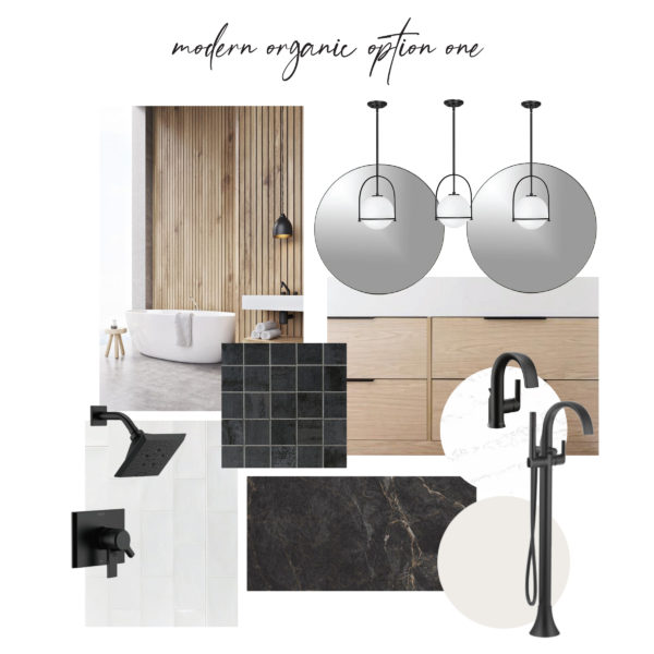 Modern Organic Bath Reveal | Before + After - Willaby Way