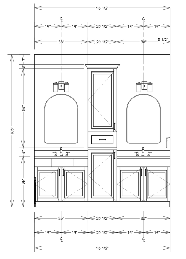 Rustic Elegance Bathroom Before + After - Willaby Way